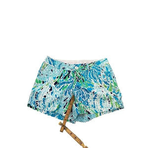 Lilly Pulitzer Women's Callahan Short Size 4 lets cha cha spa blue
